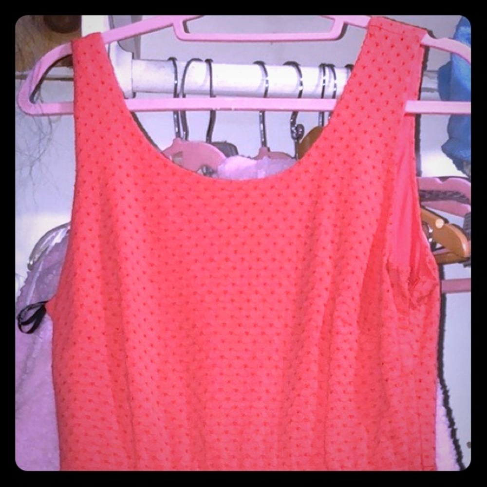 Pink spring dress